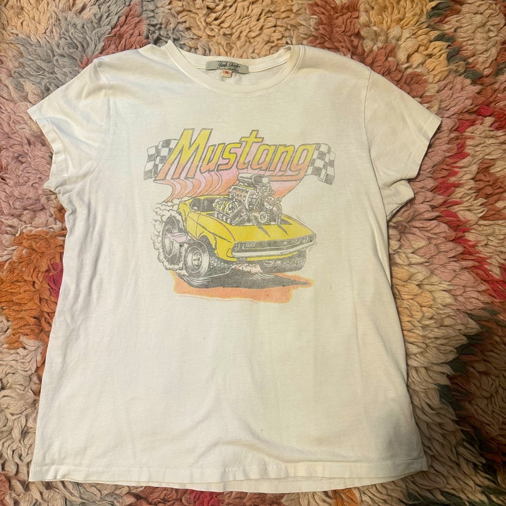 Free people/ junk food Graphic Mustang Tee